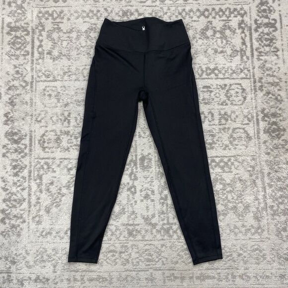 Spyder Leggings Active Black Pull On Stretch Women's Pants Size Medium - Picture 1 of 7